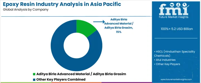 Epoxy Resin Industry Analysis In Asia Pacific Analysis By Company