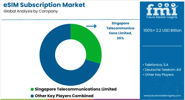 Esim Subscription Market Analysis By Company