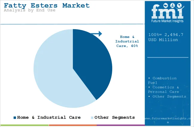 Fatty Esters Market Analysis By End Use