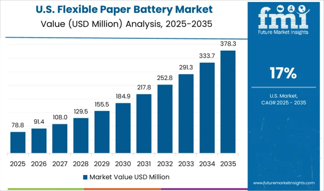 Flexible Paper Battery Market Country Value Analysis