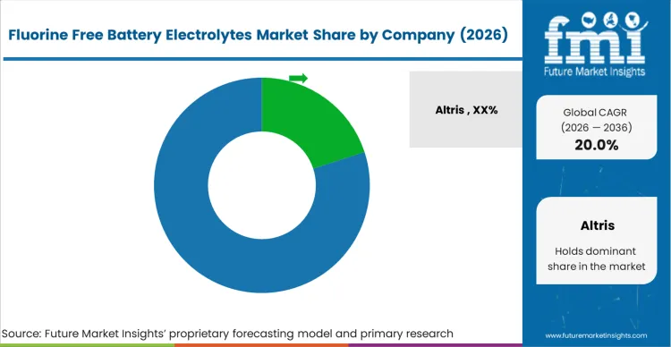 Fluorine Free Battery Electrolytes Market Analysis By Company