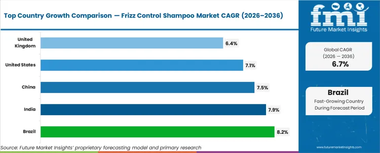Frizz Control Shampoo Market Cagr Analysis By Country