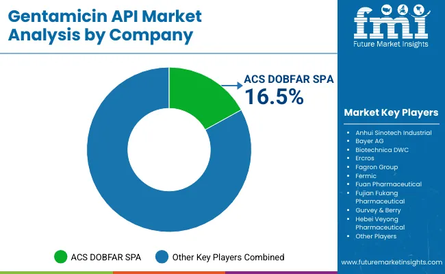 Gentamicin Api Market By Company