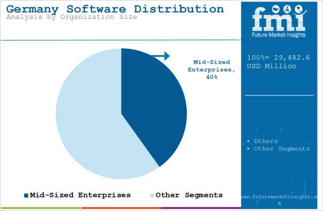 Germany Software Distribution Market Analysis By Organization Size