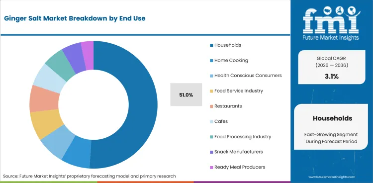Ginger Salt Market Analysis By End Use