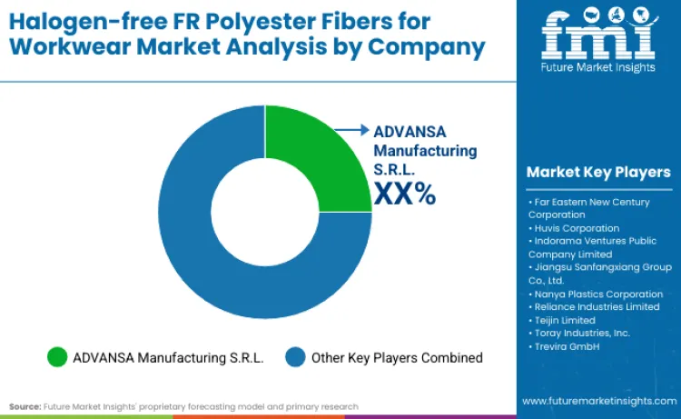 Halogen Free Fr Polyester Fibers For Workwear Market By Company