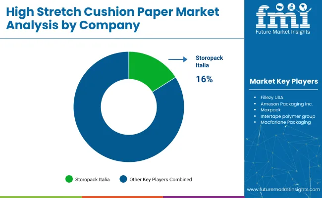 High Stretch Cushion Paper Market Analysis By Company