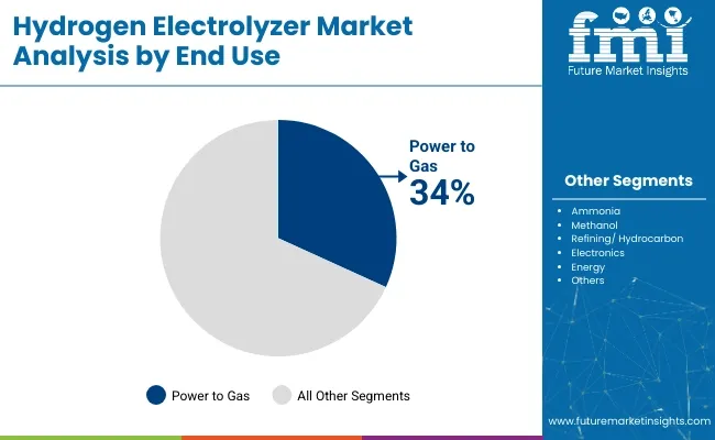 Hydrogen Electrolyzer Market Analysis By End Use