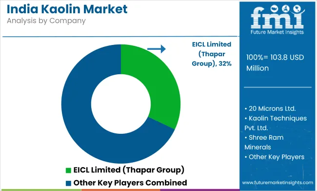 India Kaolin Market Analysis By Company