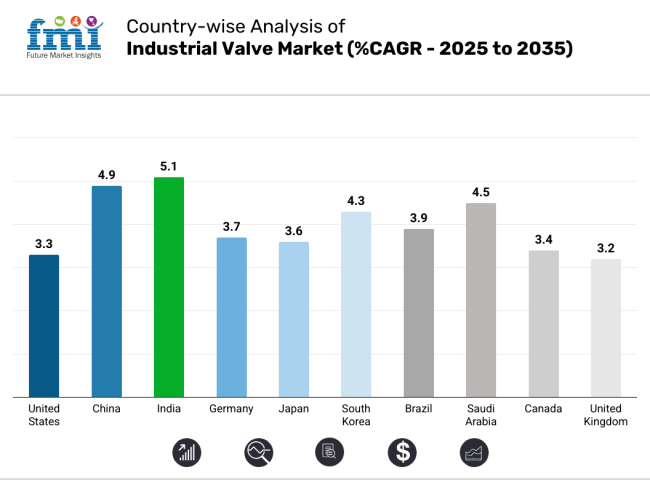Industrial Valve Market Country Wise Analysis