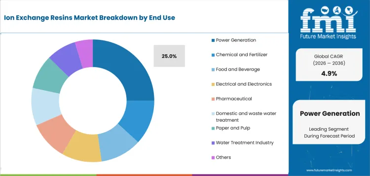 Ion Exchange Resins Market Analysis By End Use