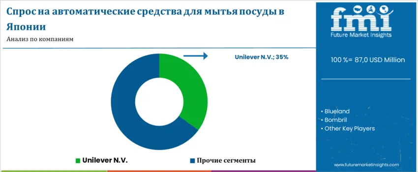 Japan Automatic Dishwashing Products Market By Company Ru