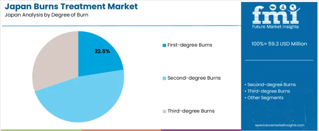 Japan Burns Treatment Market Analysis By Degree Of Burn