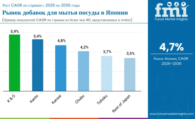 Japan Dishwashing Additives Market By Country Ru