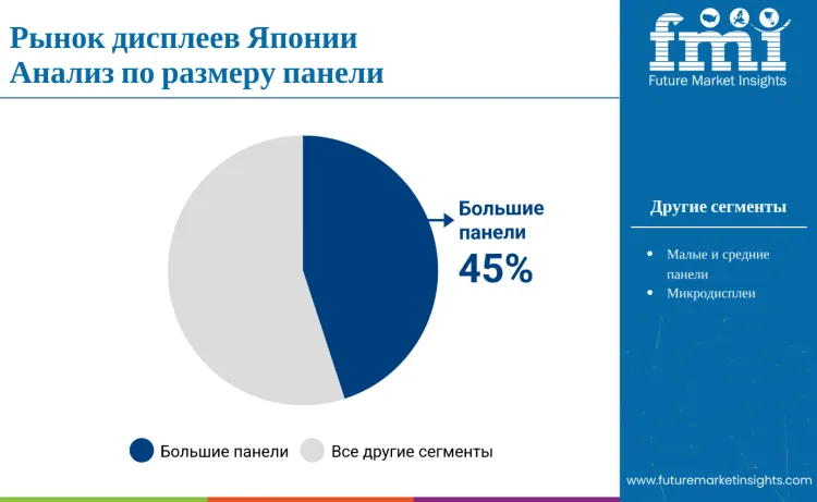 Japan Displays Market By Panel Size Ru