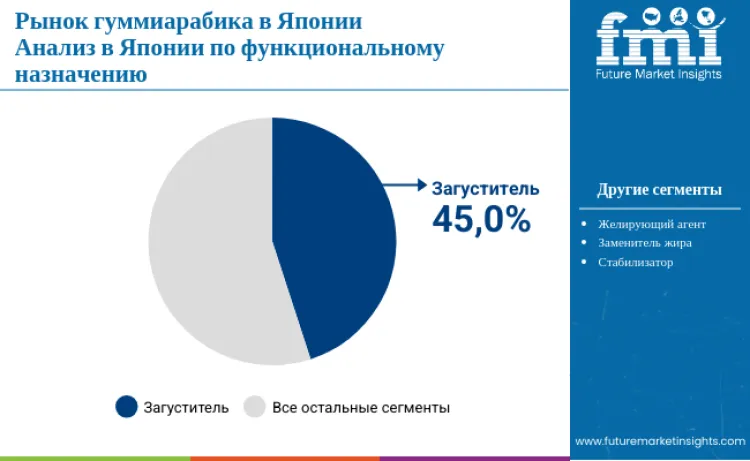 Japan Gum Arabic Market By Function Ru