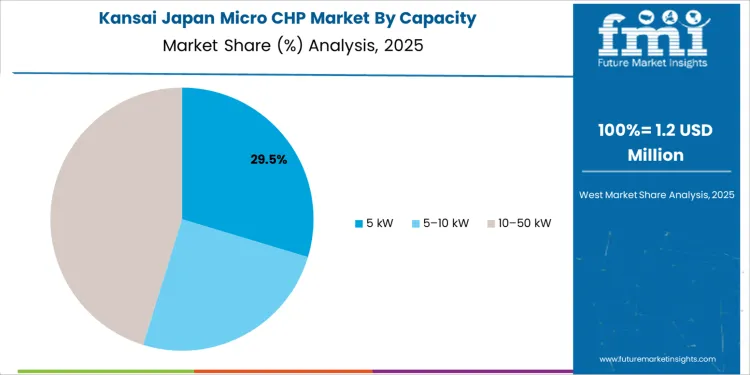 Japan Micro Chp Market Kansai Market Share Analysis By Capacity