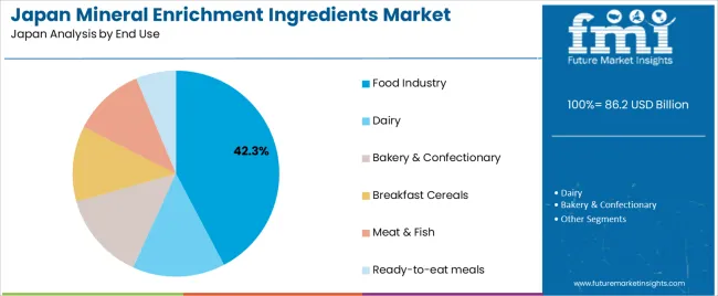 Japan Mineral Enrichment Ingredients Market Analysis By End Use