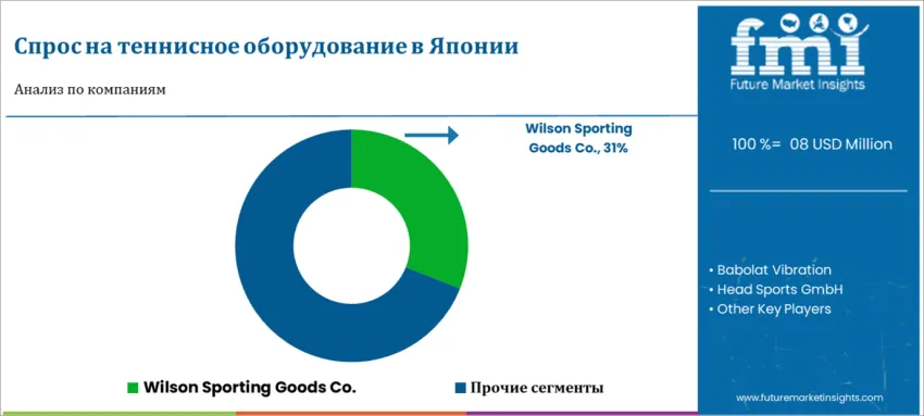 Japan Tennis Equipment Market By Company Ru