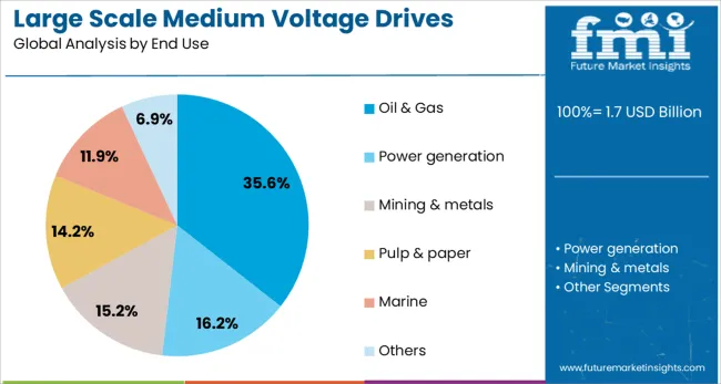 Large Scale Medium Voltage Drives Market Analysis By End Use