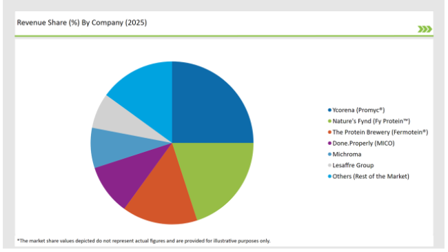 Latin America Fungal Protein Market Revenue Share By Company 2025