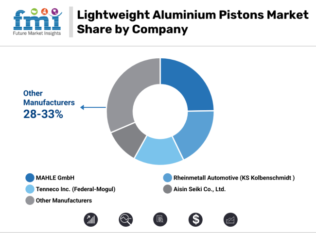 Lightweight Aluminium Pistons Market Share By Company
