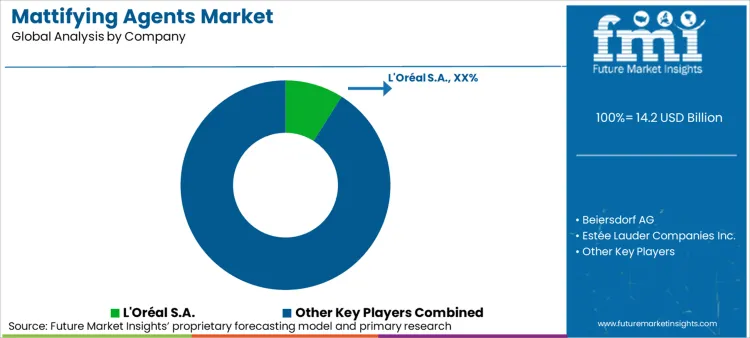 Mattifying Agents Market Analysis By Company
