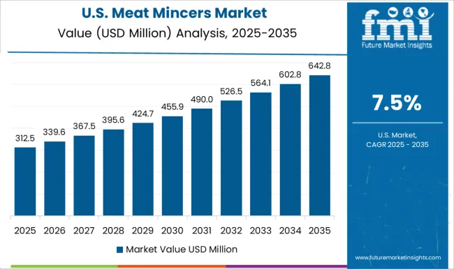 Meat Mincers Market Country Value Analysis