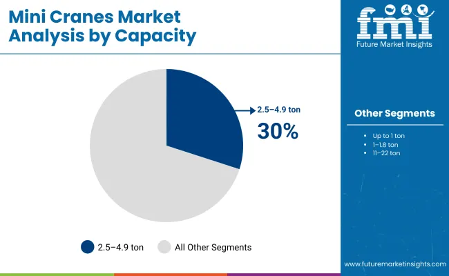 Mini Cranes Market Analysis By Capacity