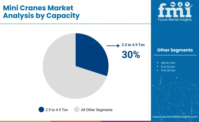 Mini Cranes Market By Capacity