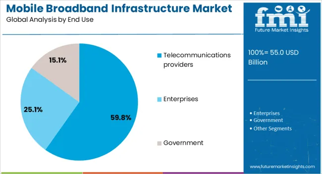 Mobile Broadband Infrastructure Market Analysis By End Use