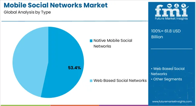 Mobile Social Networks Market Analysis By Type