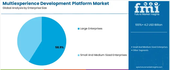 Multiexperience Development Platform Market Analysis By Enterprise Size