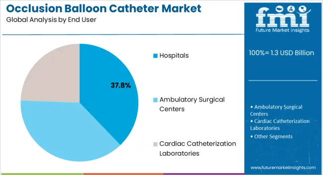 Occlusion Balloon Catheter Market Analysis By End User