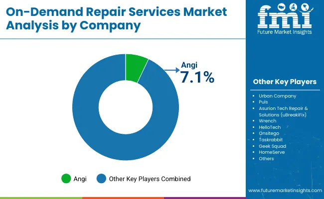 On Demand Repair Services Market Comapny
