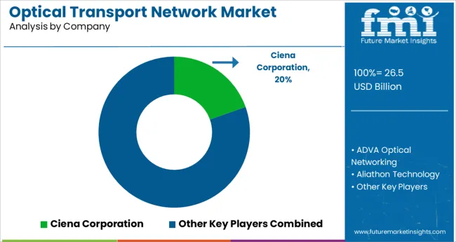 Optical Transport Network Market Analysis By Company