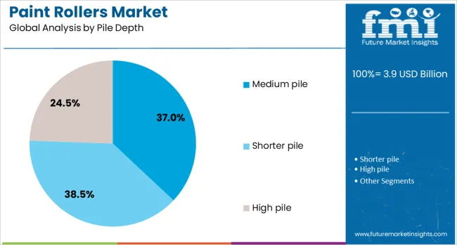 Paint Rollers Market Analysis By Pile Depth