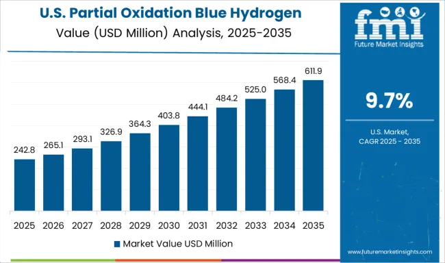Partial Oxidation Blue Hydrogen Market Country Value Analysis