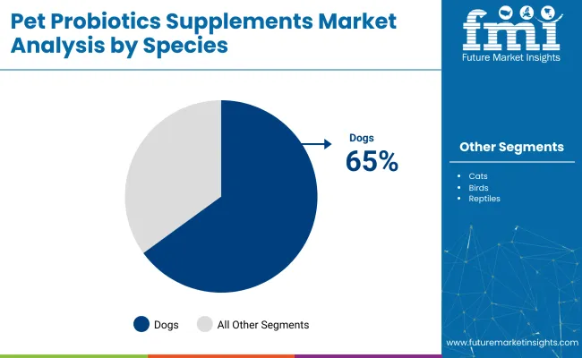 Pet Probiotics Supplements By Spieces