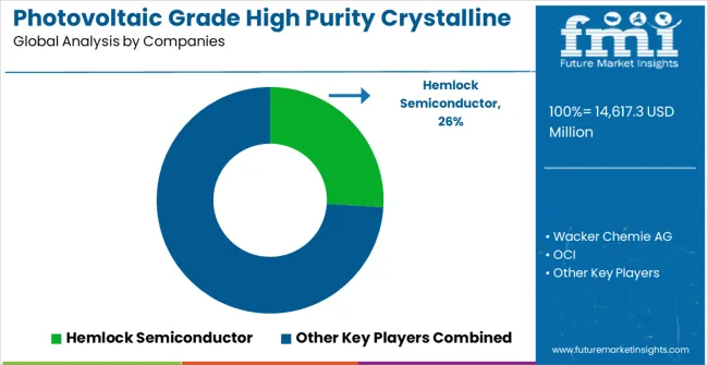 Photovoltaic Grade High Purity Crystalline Silicon Market Analysis By Company