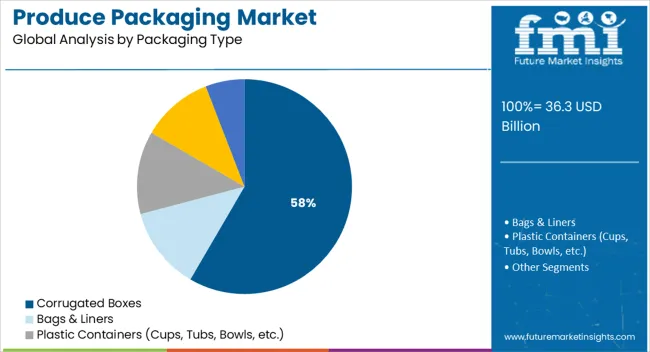 Produce Packaging Market Analysis By Packaging Type