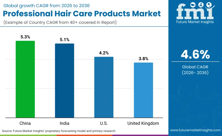 Professional Hair Care Products Market By Country