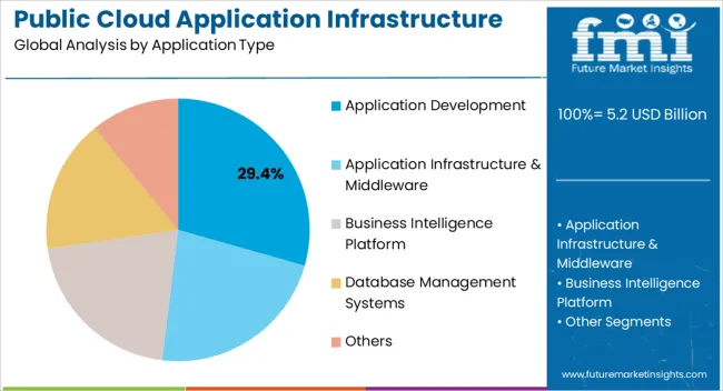 Public Cloud Application Infrastructure Services Market Analysis By Application Type