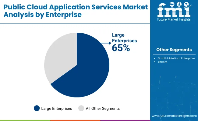 Public Cloud Application Services Market By Enterprise