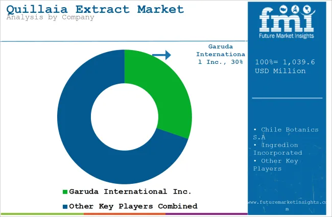 Quillaia Extract Market Analysis By Company