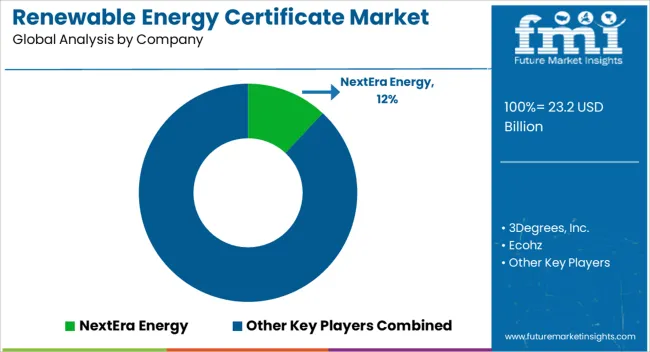 Renewable Energy Certificate Market Analysis By Company