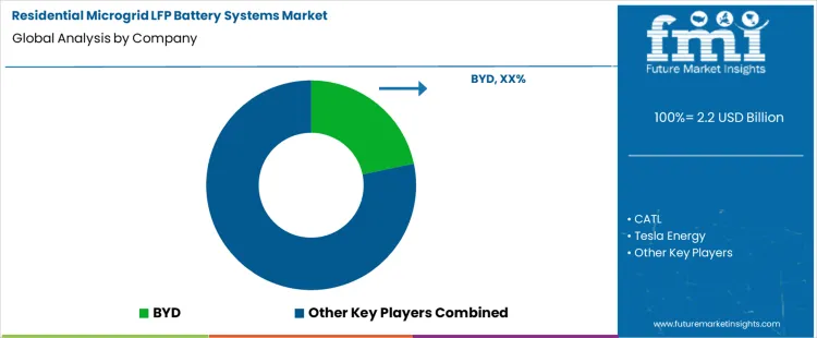 Residential Microgrid Lfp Battery Systems Market Analysis By Company