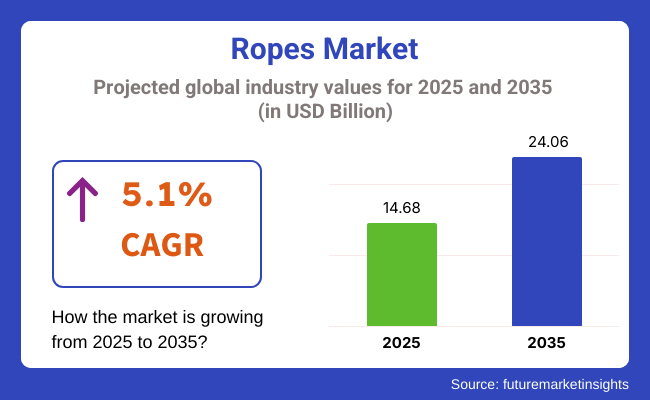 Ropes Market Projected Industry Values For 2025 And 2025