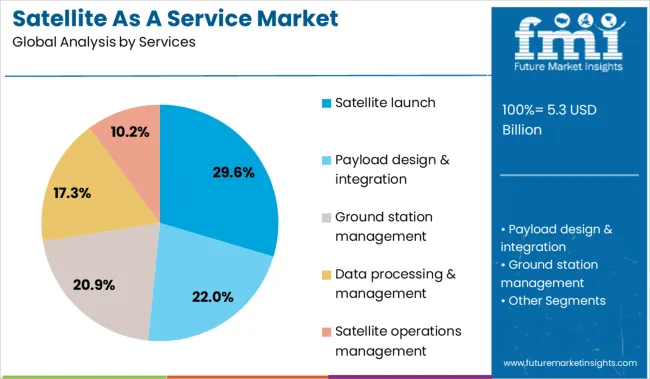 Satellite As A Service Market Analysis By Services