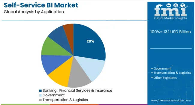 Self Service Bi Market Analysis By Application